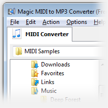 Magic MIDI to MP3 Converter